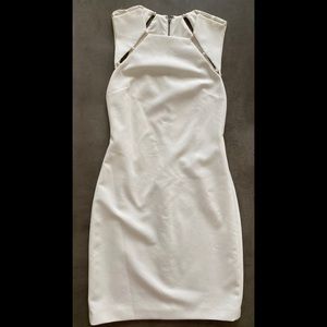 NWOT Alice + Olivia white pearl dress sz 2